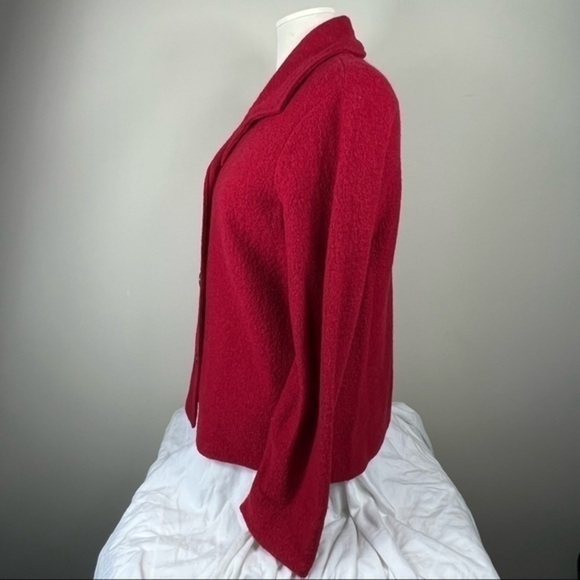 Nipon Boutique Button Up Wool Peacoat - Picture 2 of 7